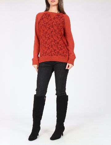 Bluza Zara, caramiziu