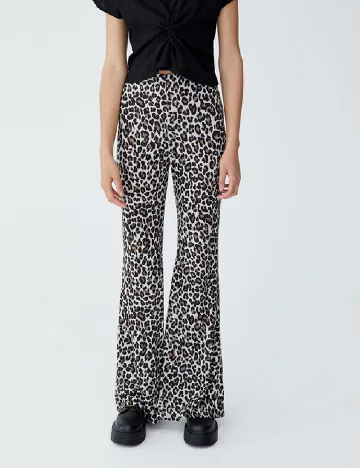 Pantaloni Pull&Bear, animal print