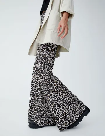 Pantaloni Pull&Bear, animal print