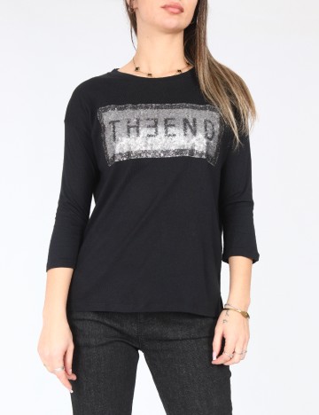 Bluza Bershka, negru