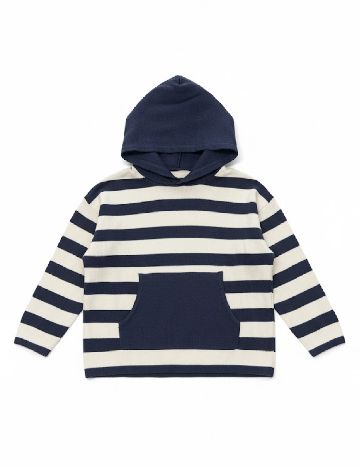 Hanorac Zara, alb/albastru