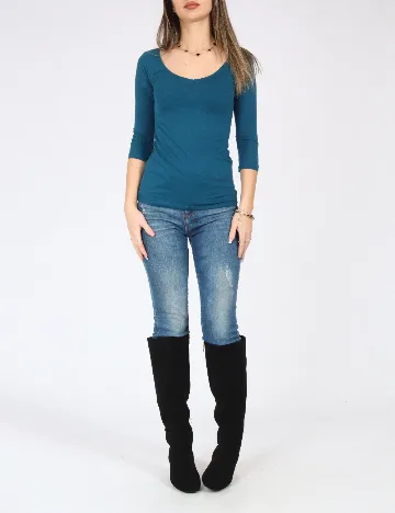 Bluza Bershka, albastru