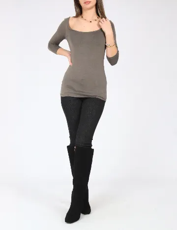 Bluza Bershka, maro deschis Maro