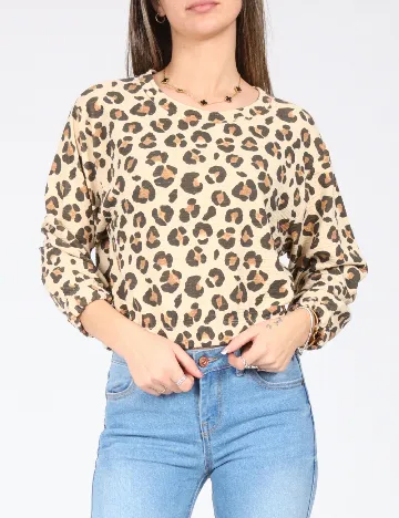 Bluza Zara, animal print Animal print