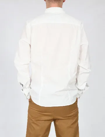 Camasa Bershka, alb Alb