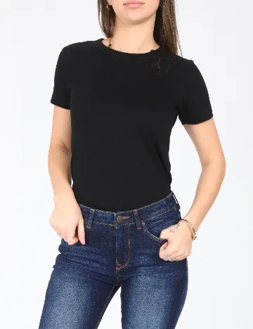 Tricou Pull&Bear, negru Negru