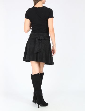 Fusta Zara, gri inchis