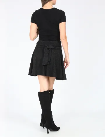 Fusta Zara, gri inchis