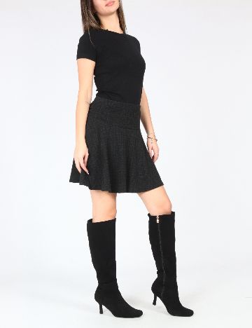 Fusta Zara, gri inchis