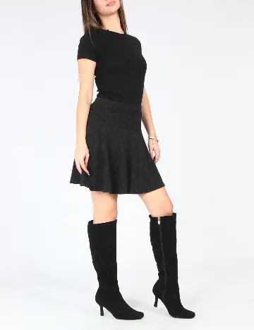 Fusta Zara, gri inchis