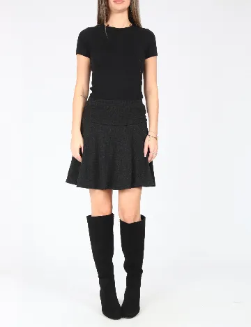 Fusta Zara, gri inchis