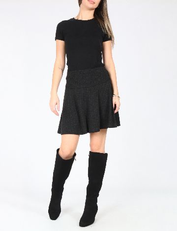 Fusta Zara, gri inchis