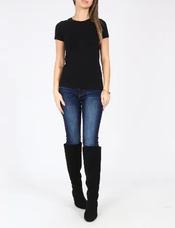 Tricou Pull&Bear, negru Negru