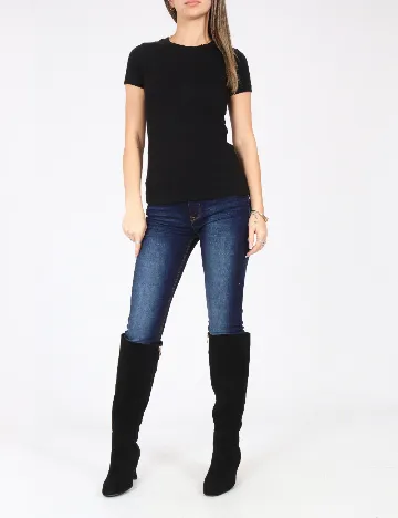 Tricou Pull&Bear, negru Negru