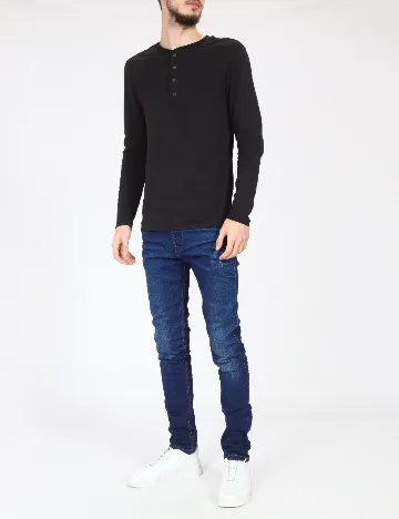 Blugi Pull&Bear, albastru Albastru