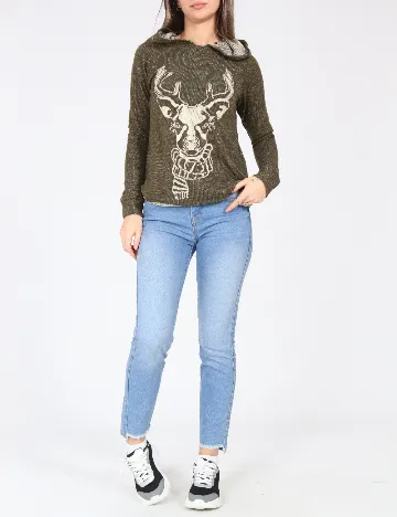 Blugi Bershka, albastru