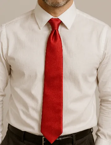 Cravata Zara, rosu