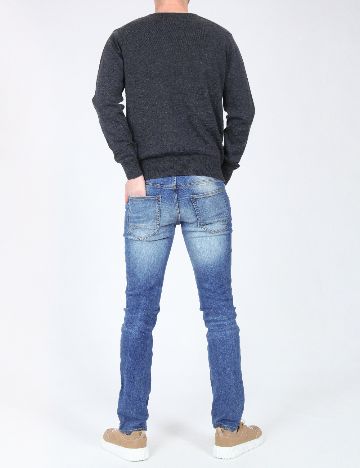 Blugi Bershka, albastru