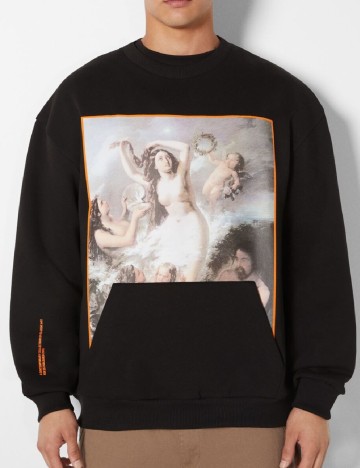 Bluza Bershka, negru