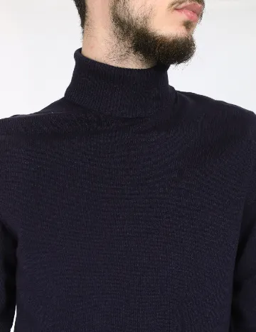 Bluza Bershka, bleumarin Albastru