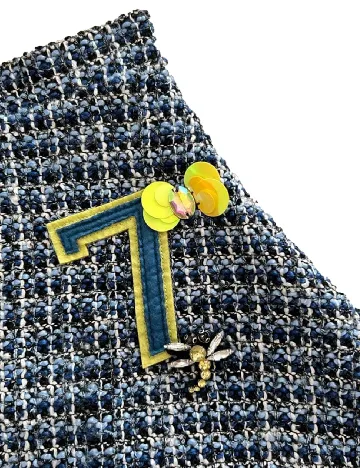 Fusta Zara, albastru