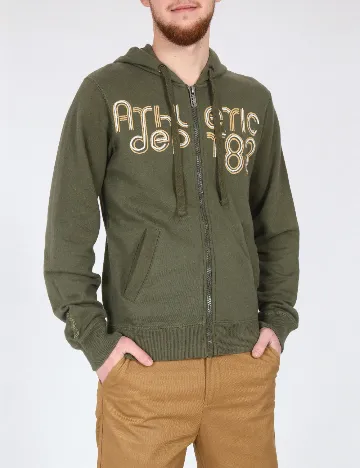 Hanorac Bershka, verde Verde