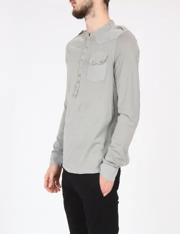 Bluza Bershka, gri Gri