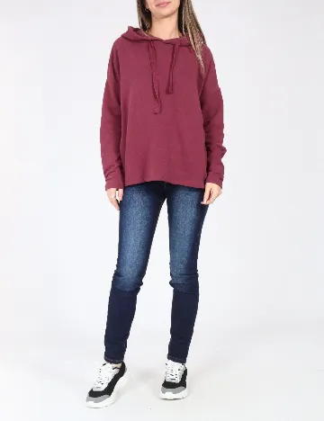 Hanorac Pull&Bear, roz pudra inchis