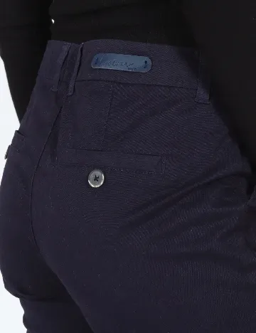 Pantaloni Bershka, bleumarin