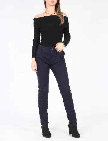 Pantaloni Bershka, bleumarin