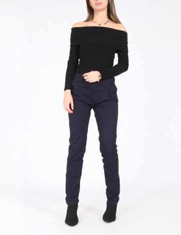 Pantaloni Bershka, bleumarin