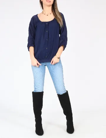 Bluza Bershka, bleumarin