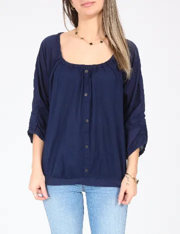 Bluza Bershka, bleumarin