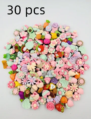 Set charmuri aleatorii pentru saboti SHEIN, mix culori