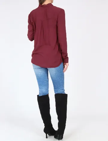 Camasa Pull&Bear, visiniu Rosu