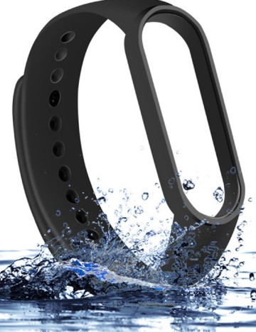 Curea de ceas pentru Mi Band 5/6 SHEIN, negru