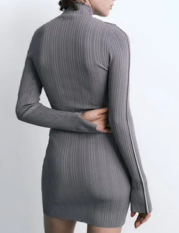 Rochie scurta Zara, gri