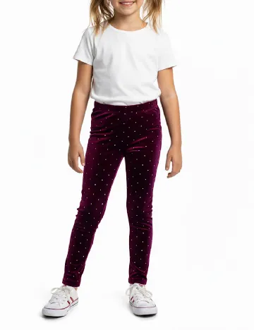 Pantaloni Zara, pruna