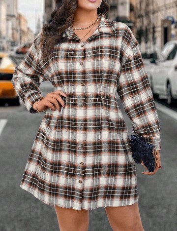 Rochie scurta SHEIN CURVE, mix culori