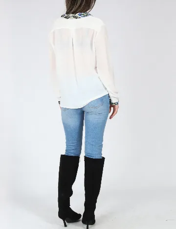 Camasa Zara, alb Alb