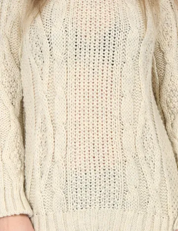 Pulover Zara, bej Crem