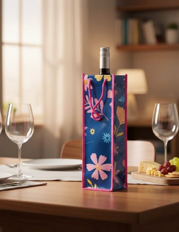 Punga cadou pentru sticla W&O Products, mix culori