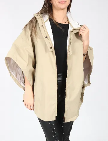 Pelerina de ploaie Zara, bej Crem