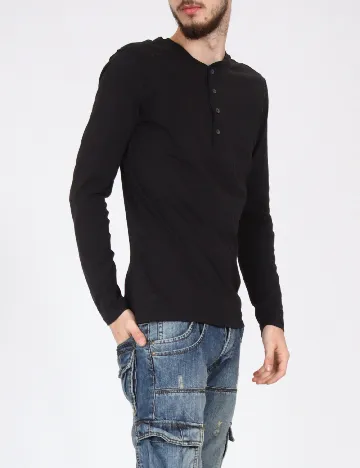 Bluza Bershka, negru Negru