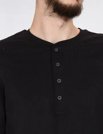 Bluza Bershka, negru Negru