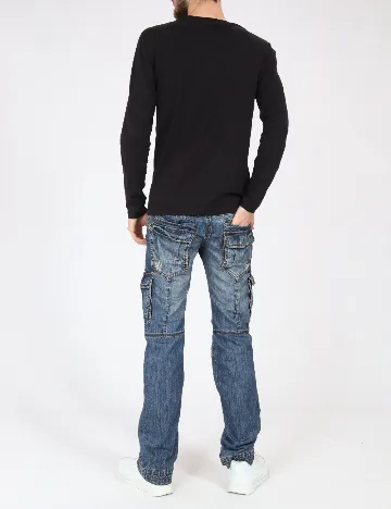 Bluza Bershka, negru Negru