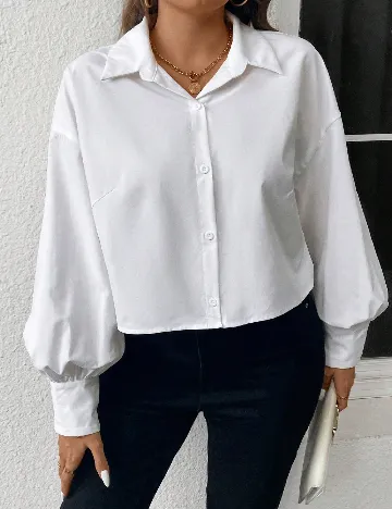 Camasa SHEIN CURVE, alb