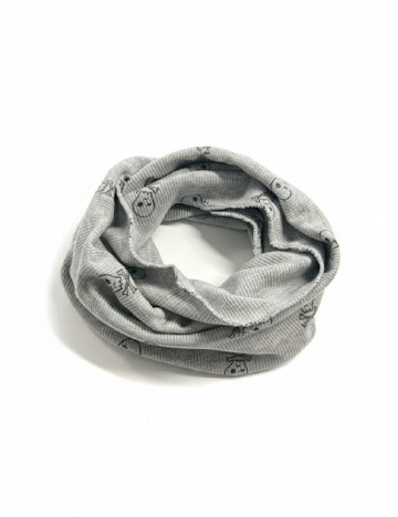 Esarfa circulara Zara, gri