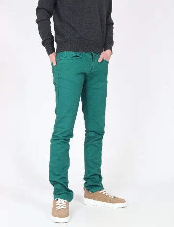 Blugi Zara, verde Verde