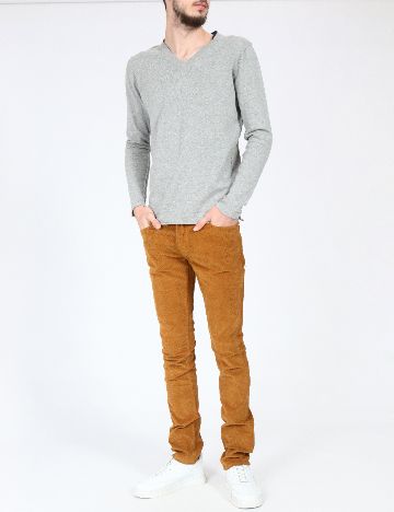 Pantaloni Zara, maro